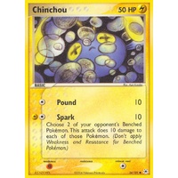 Chinchou 56/101 EX Hidden Legends Common Pokemon Card NEAR MINT TCG