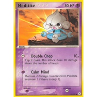 Meditite 65/101 EX Hidden Legends Common Pokemon Card NEAR MINT TCG