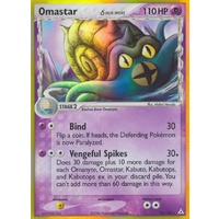 LIGHTLY PLAYED Omastar (Delta Species) 13/110 EX Holon Phantoms Holo Rare Pokemon Card TCG