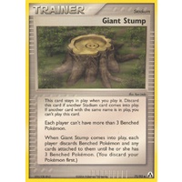 Giant Stump 75/92 EX Legend Maker Uncommon Trainer Pokemon Card NEAR MINT TCG