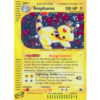 Ampharos 2/165 E-Series Expedition Holo Rare Pokemon Card NEAR MINT TCG