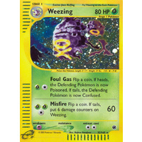 Weezing 32/165 E-Series Expedition Holo Rare Pokemon Card NEAR MINT TCG