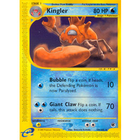 Kingler 50/165 E-Series Expedition Rare Pokemon Card NEAR MINT TCG