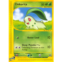 Chikorita 100/165 E-Series Expedition Common Pokemon Card NEAR MINT TCG