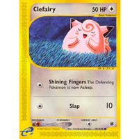 Clefairy 101/165 E-Series Expedition Common Pokemon Card NEAR MINT TCG