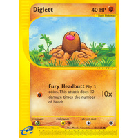 Diglett 106/165 E-Series Expedition Common Pokemon Card NEAR MINT TCG