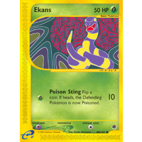Ekans 108/165 E-Series Expedition Common Pokemon Card NEAR MINT TCG