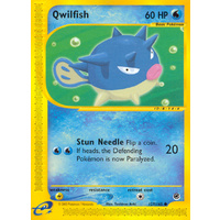 Qwilfish 127/165 E-Series Expedition Common Pokemon Card NEAR MINT TCG