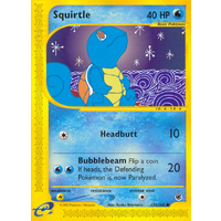 Squirtle 132/165 E-Series Expedition Common Pokemon Card NEAR MINT TCG