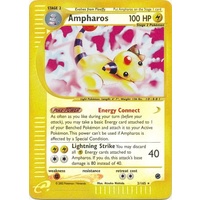 LIGHTLY PLAYED Ampharos 2/165 E-Series Expedition Reverse Holo Rare Pokemon Card NEAR MINT TCG