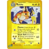Raichu 61/165 E-Series Expedition Reverse Holo Rare Pokemon Card NEAR MINT TCG