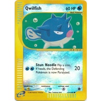 Qwilfish 127/165 E-Series Expedition Reverse Holo Common Pokemon Card NEAR MINT TCG