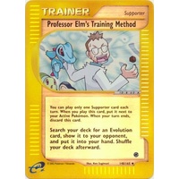 Professor Elm's Training Method 148/165 E-Series Expedition Reverse Holo Uncommon Trainer Pokemon Card NEAR MINT TCG