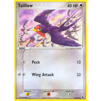 Taillow 72/109 EX Ruby and Sapphire Common Pokemon Card NEAR MINT TCG