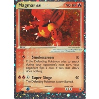 Magmar EX 100/109 EX Ruby and Sapphire Holo Ultra Rare Pokemon Card NEAR MINT TCG