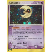 Lunatone 8/100 EX Sandstorm Holo Rare Pokemon Card NEAR MINT TCG