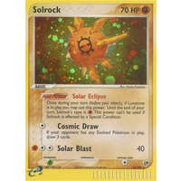 Solrock 13/100 EX Sandstorm Holo Rare Pokemon Card NEAR MINT TCG