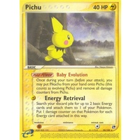 Pichu 20/100 EX Sandstorm Rare Pokemon Card NEAR MINT TCG