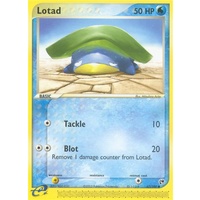 Lotad 67/100 EX Sandstorm Common Pokemon Card NEAR MINT TCG