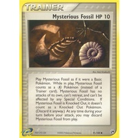 Mysterious Fossil 91/100 EX Sandstorm Common Trainer Pokemon Card NEAR MINT TCG
