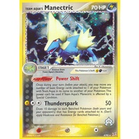 Team Aqua's Manectric 4/95 EX Team Magma vs Team Aqua Holo Rare Pokemon Card NEAR MINT TCG