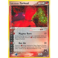 Team Magma's Torkoal 12/95 EX Team Magma vs Team Aqua Holo Rare Pokemon Card NEAR MINT TCG