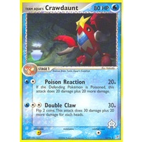 Team Aqua's Crawdaunt 14/95 EX Team Magma vs Team Aqua Rare Pokemon Card NEAR MINT TCG