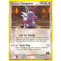 Team Magma's Zangoose 23/95 EX Team Magma vs Team Aqua Rare Pokemon Card NEAR MINT TCG