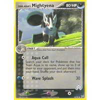 Team Aqua's Mightyena 30/95 EX Team Magma vs Team Aqua Uncommon Pokemon Card NEAR MINT TCG