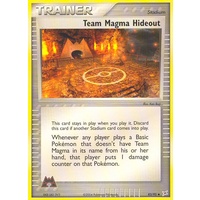 Team Magma Hideout 83/95 EX Team Magma vs Team Aqua Uncommon Trainer Pokemon Card NEAR MINT TCG