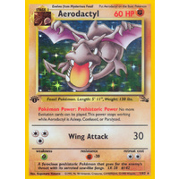 Aerodactyl 1/62 Fossil Set 1st Edition Holo Rare Pokemon Card NEAR MINT TCG