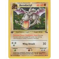 Aerodactyl 1/62 PRERELEASE Fossil Set 1st Edition Holo Rare Pokemon Card NEAR MINT TCG