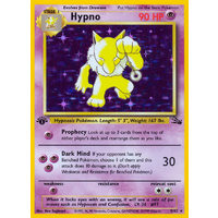Hypno 8/62 Fossil Set 1st Edition Holo Rare Pokemon Card NEAR MINT TCG