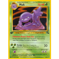 Muk 28/62 Fossil Set 1st Edition Rare Pokemon Card NEAR MINT TCG