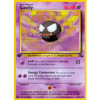 Gastly 33/62 Fossil Set 1st Edition Uncommon Pokemon Card NEAR MINT TCG