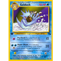 Golduck 35/62 Fossil Set 1st Edition Uncommon Pokemon Card NEAR MINT TCG