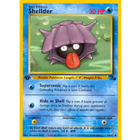Shellder 54/62 Fossil Set 1st Edition Common Pokemon Card NEAR MINT TCG