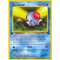Tentacool 56/62 Fossil Set 1st Edition Common Pokemon Card NEAR MINT TCG