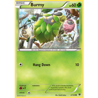 Burmy 2/124 XY Fates Collide Common Pokemon Card NEAR MINT TCG
