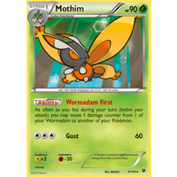 Mothim 4/124 XY Fates Collide Rare Pokemon Card NEAR MINT TCG