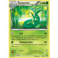Serperior 7/124 XY Fates Collide Rare Pokemon Card NEAR MINT TCG