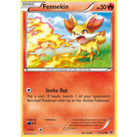 Fennekin 11/124 XY Fates Collide Common Pokemon Card NEAR MINT TCG