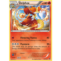 Delphox 13/124 XY Fates Collide Holo Rare Pokemon Card NEAR MINT TCG