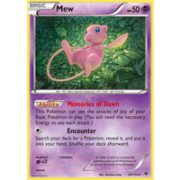 Mew 29/124 XY Fates Collide Holo Rare Pokemon Card NEAR MINT TCG