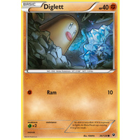 Diglett 36/124 XY Fates Collide Common Pokemon Card NEAR MINT TCG