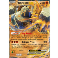 Regirock EX 43/124 XY Fates Collide Holo Ultra Rare Pokemon Card NEAR MINT TCG