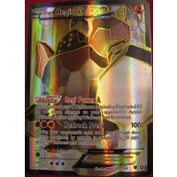 Regirock EX 43a/124 XY Fates Collide Holo Alternative Art Ultra Rare Pokemon Card NEAR MINT TCG