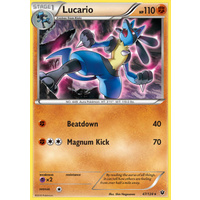 Lucario 47/124 XY Fates Collide Rare Pokemon Card NEAR MINT TCG