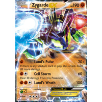 Zygarde EX 54/124 XY Fates Collide Holo Ultra Rare Pokemon Card NEAR MINT TCG