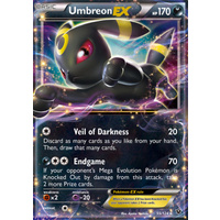 Umbreon EX 55/124 XY Fates Collide Holo Ultra Rare Pokemon Card NEAR MINT TCG